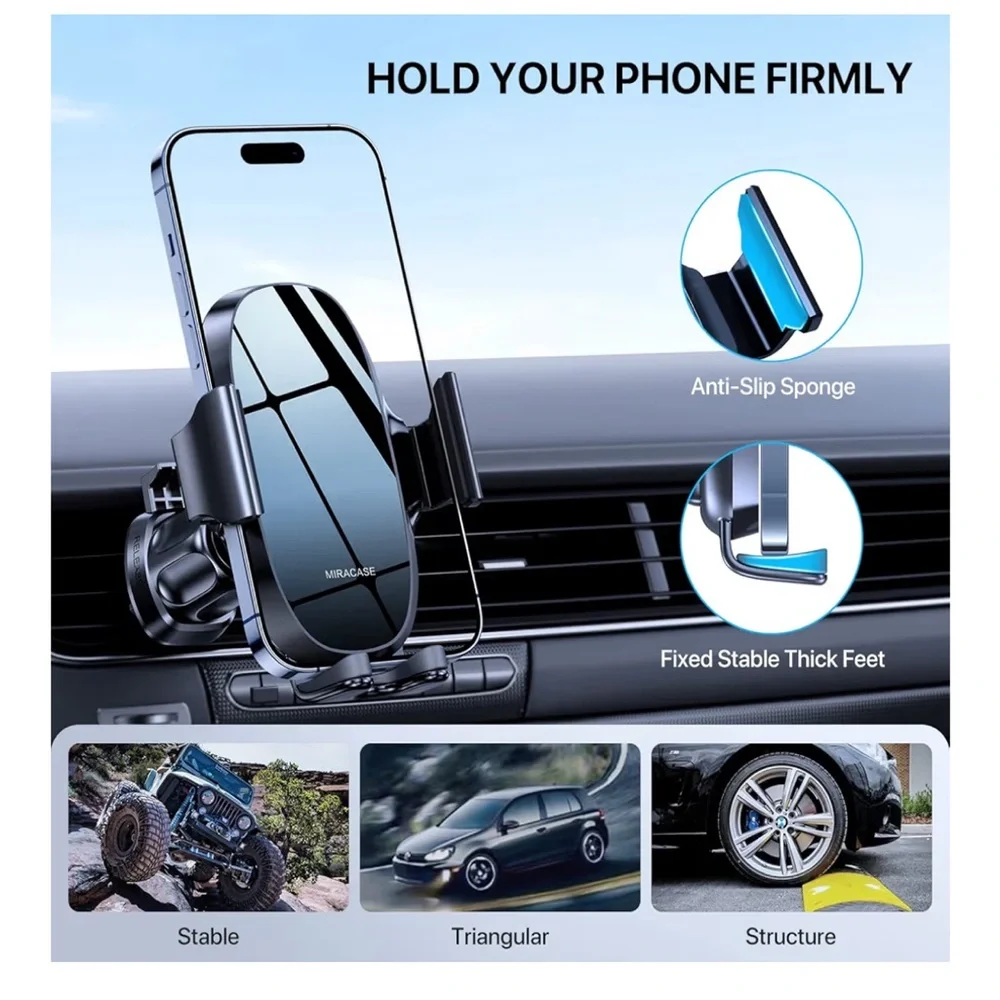 Amazon Black and Blue Phone Mount
